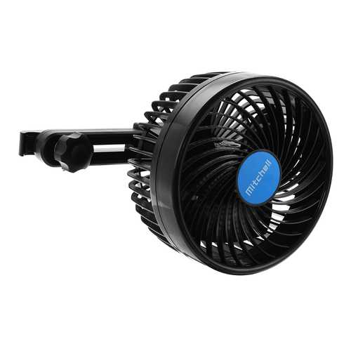 12V 6-Inch Car Headrest Cooling Fan with 360° Rotation - Adjustable Rear Seat Ventilation for Summer Comfort - Perfect for Road Trips & Long Drives