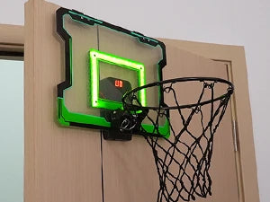 VATOS Mini Basketball Hoop Set with Electronic Scoreboard - Auto Sound & Light Effects for Kids, Teens & Adults - Perfect for Indoor Games, Birthday Parties & Family Fun Activities