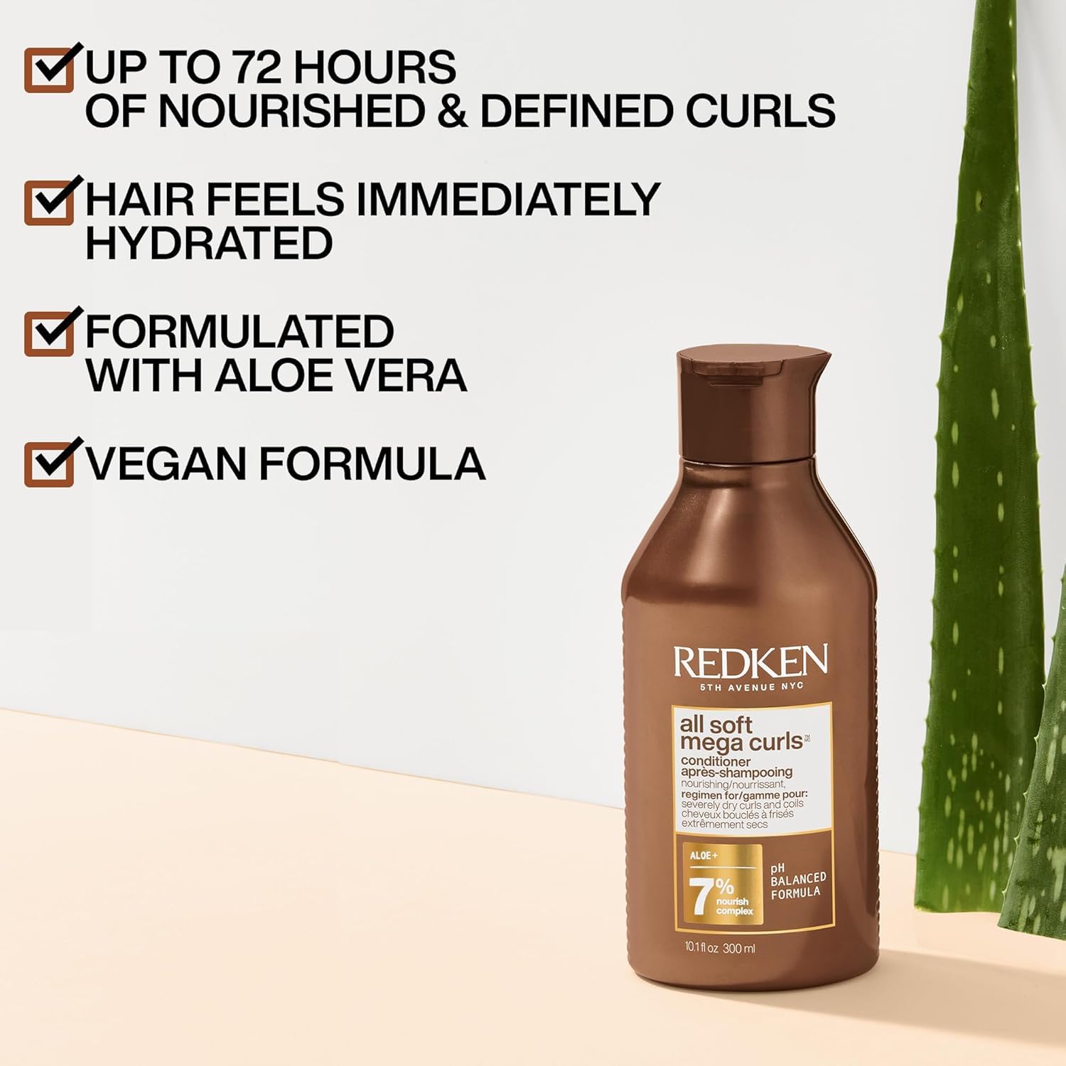 REDKEN All Soft Mega Curls Shampoo, Conditioner & Hair Treatment Set for Extremely Dry Curly & Coily Hair - Deep Nourishing & Softening for Severely Dry Curls - Perfect for Daily Hair Care & Salon-Quality Results at Home