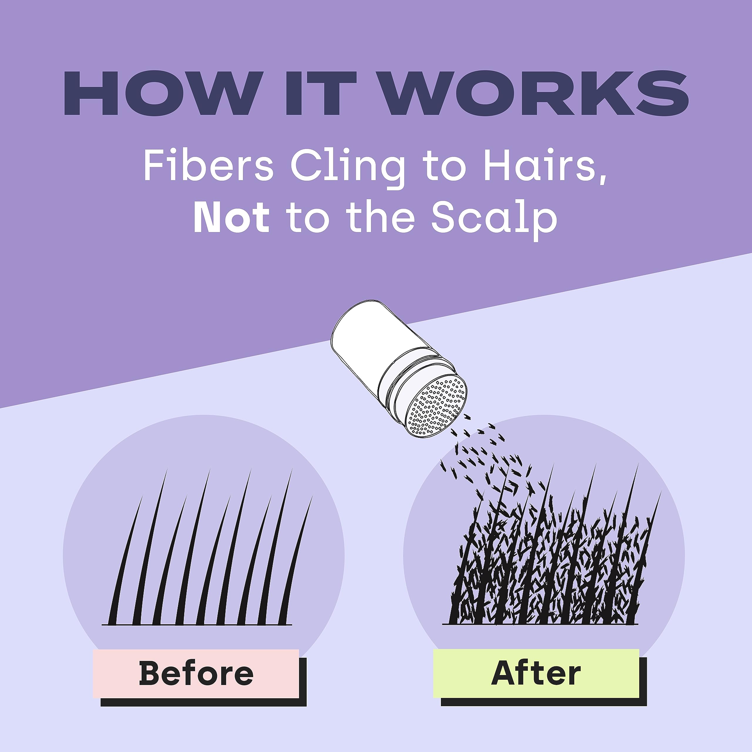 Toppik Hair Building Fibers for Thinning Hair - Instantly Thicker & Fuller Looking Hair Fibers - Natural Hair Loss Concealer for Men & Women - Perfect for Daily Use, Special Occasions & Confidence Boosting