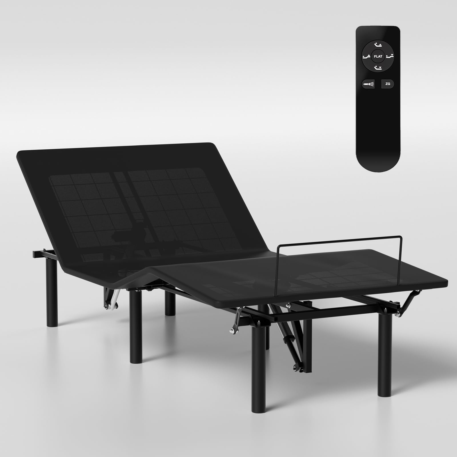 Twin XL Adjustable Bed Frame with Remote Control - Electric Zero Gravity Bed with Head & Foot Incline, Ultra Quiet Motor, Anti-Snore Feature, 3-Minute Easy Assembly - Perfect for Home, Office, and Guest Room Comfort