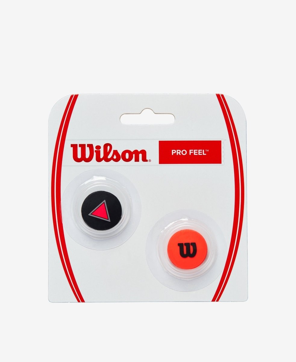 Wilson Clash Pro Feel Dampener 2 Pack - Vibration Dampeners for Tennis Rackets | Reduce Shock & Improve Comfort During Play | Perfect for Competitive Matches & Practice Sessions