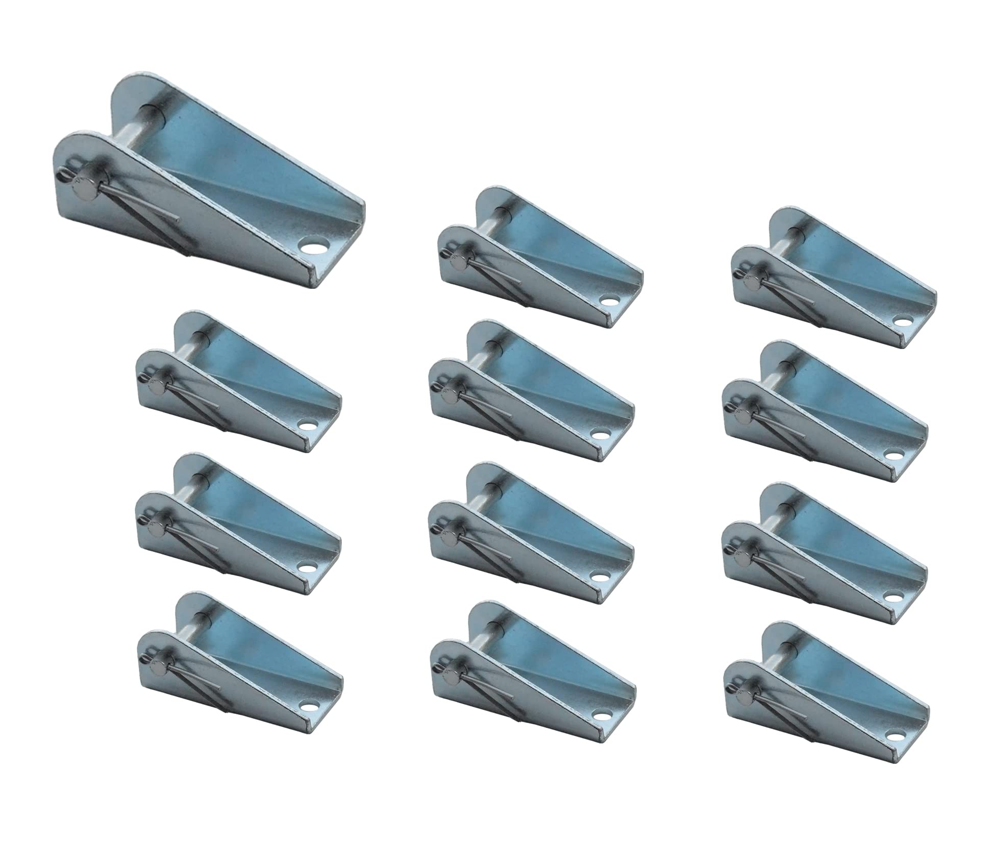 12-Pack Todco Large Top Fixture for Overhead Roll-Up Truck Doors - Heavy Duty Industrial Door Hardware for Box Trucks & Commercial Vehicles (Durable Construction, Easy Installation) - Perfect for Warehouses, Loading Docks & Fleet Maintenance