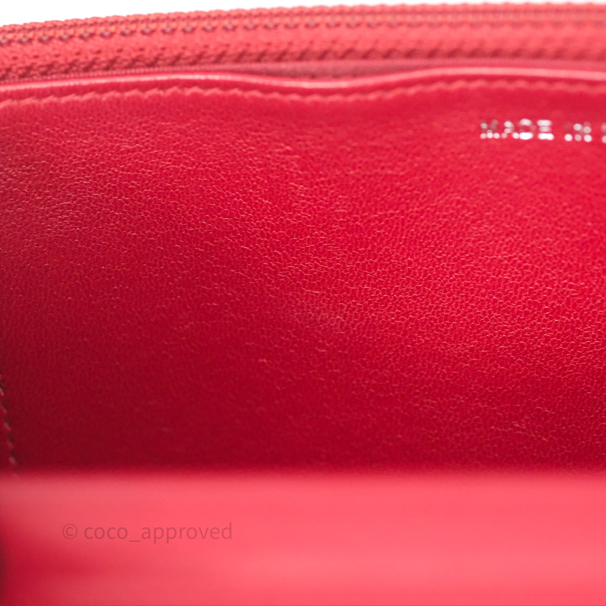 Chanel Boy Wallet on Chain WOC Red Lambskin Ruthenium Hardware - Luxury Crossbody Bag for Women, Perfect for Parties, Date Nights & Evening Events