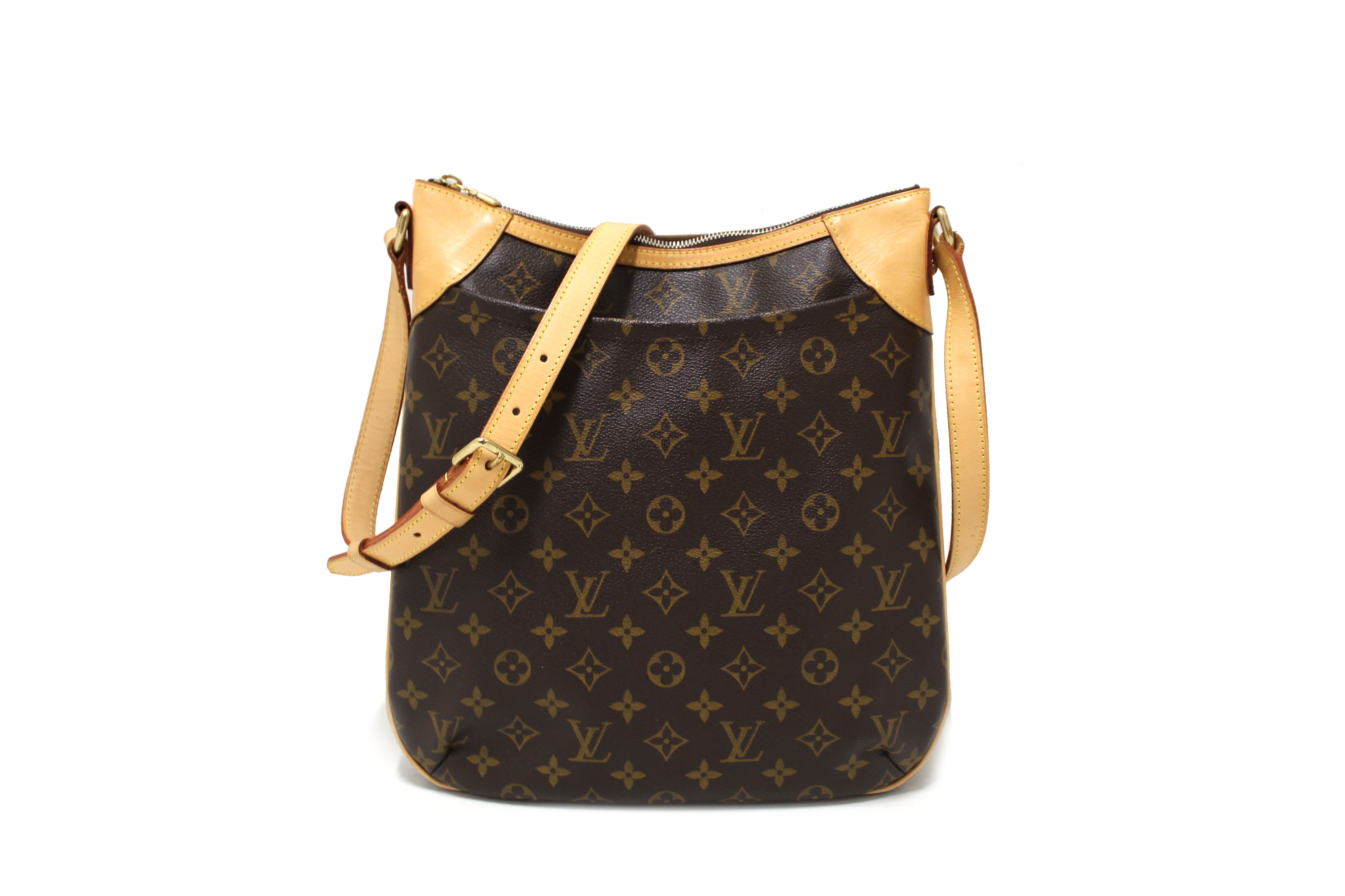 Authentic Louis Vuitton Monogram Odeon MM Messenger Bag - Luxury Crossbody Shoulder Bag for Women - Perfect for Work, Travel & Everyday Use