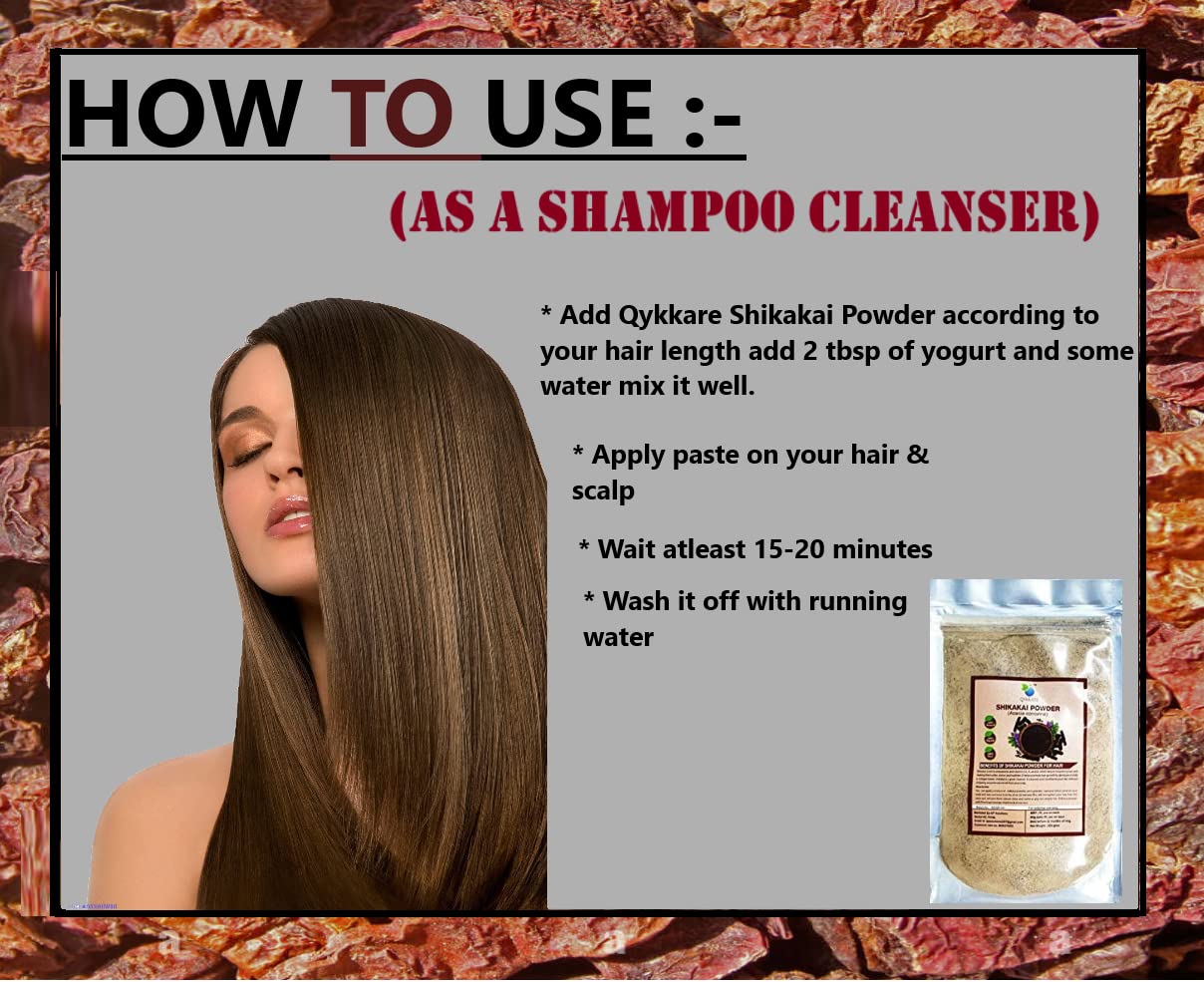 Premium Shikakai Powder for Hair Growth & Cleansing | Natural Hair Mask & Pack Treatment - 2 Pack (200g) | Ayurvedic Herbal Remedy for Dandruff, Dry Scalp & Shine - Perfect for Daily Hair Care Routine