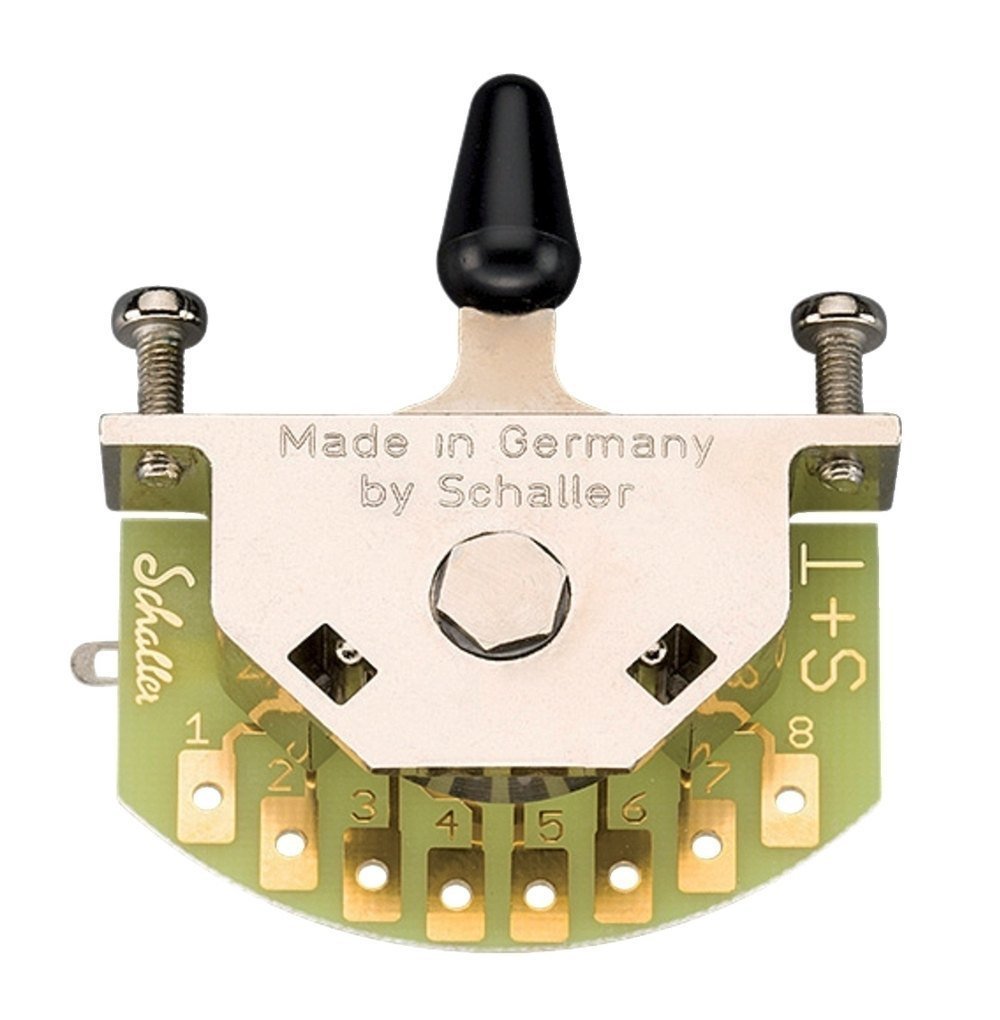 Schaller Mega Switch Toggle Switch S - 3-Way Guitar Pickup Selector for Les Paul & SG - Perfect for Tone Control & Custom Wiring Upgrades