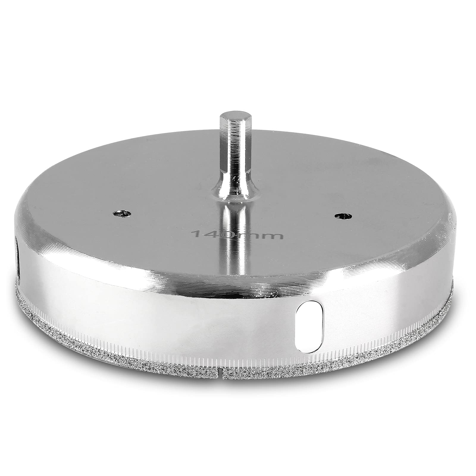 Luomorgo 140mm (5.5 Inch) Diamond Hole Saw with 1.1 Inch Cutting Depth - Premium Diamond Drill Bit for Glass, Ceramic, Marble, Porcelain Tile, Granite & Quartz - Perfect for DIY Projects, Home Renovations & Professional Stone Cutting