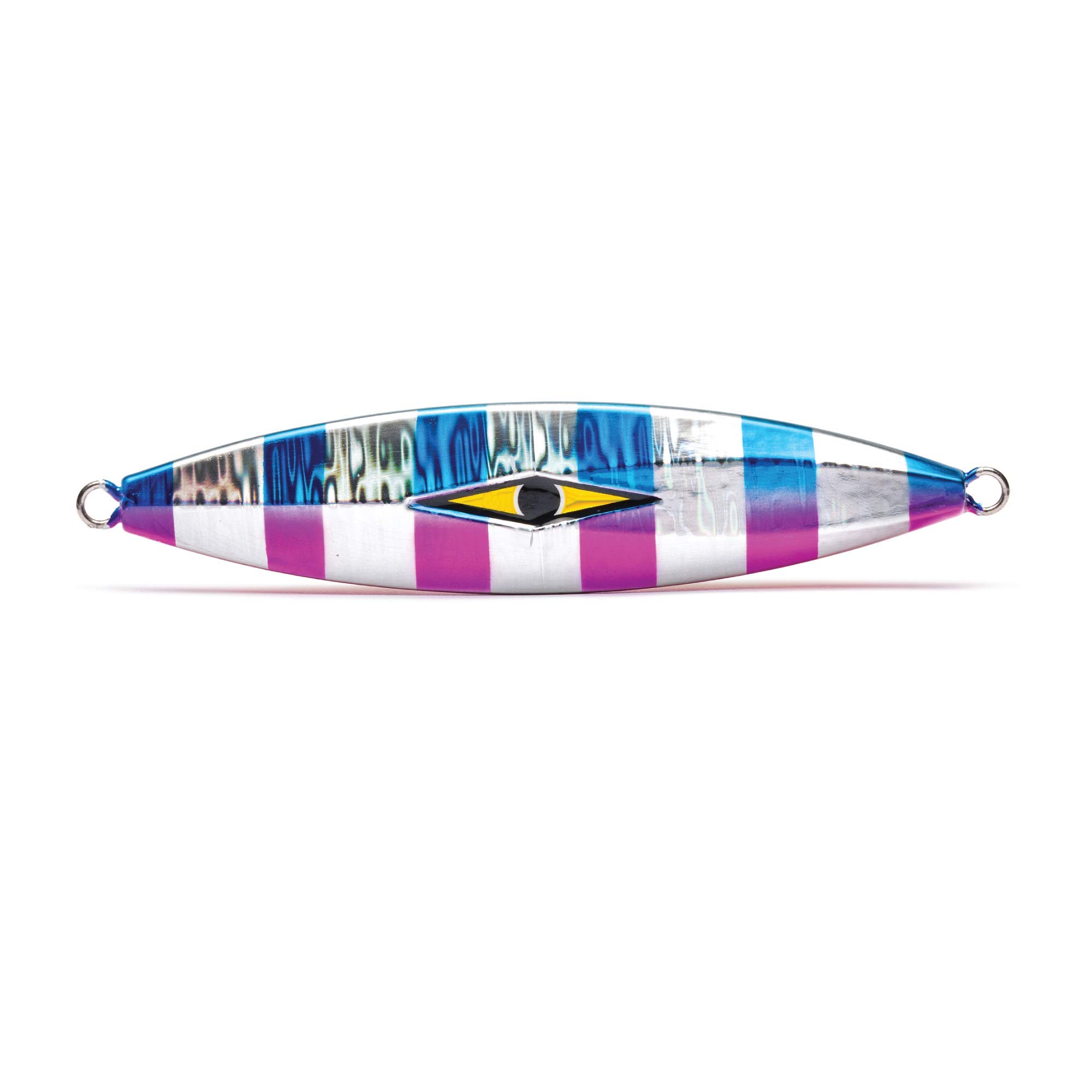 Staggerbod Slow Fall Jig Fishing Lure - Silver/Pink/Blue - 300g/11Oz - Perfect for Deep Sea Fishing & Saltwater Angling