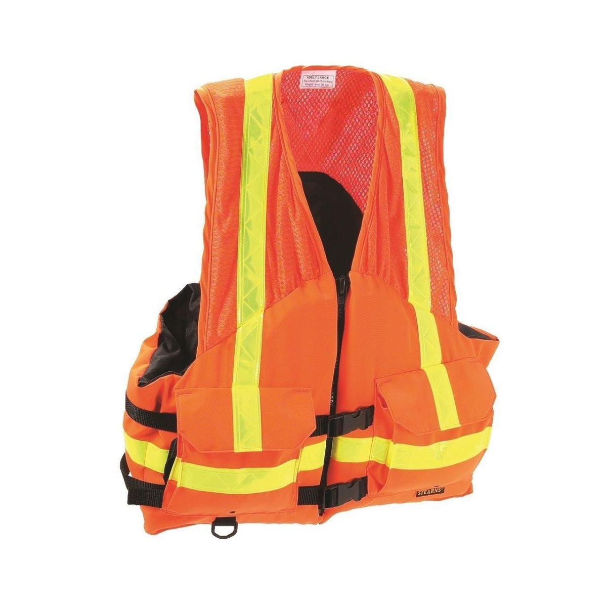 ANSI Approved Work Zone Safety Vest - High Visibility Reflective Gear for Construction & Road Workers - Small Size