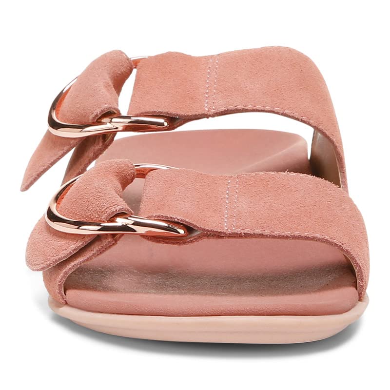 Vionic Women's Mirage Corlee Casual Slip-On Slide Sandals - Orthotic Arch Support with Three-Zone Comfort Technology | Comfortable & Supportive Ladies Sandals for Walking, Travel & Everyday Wear