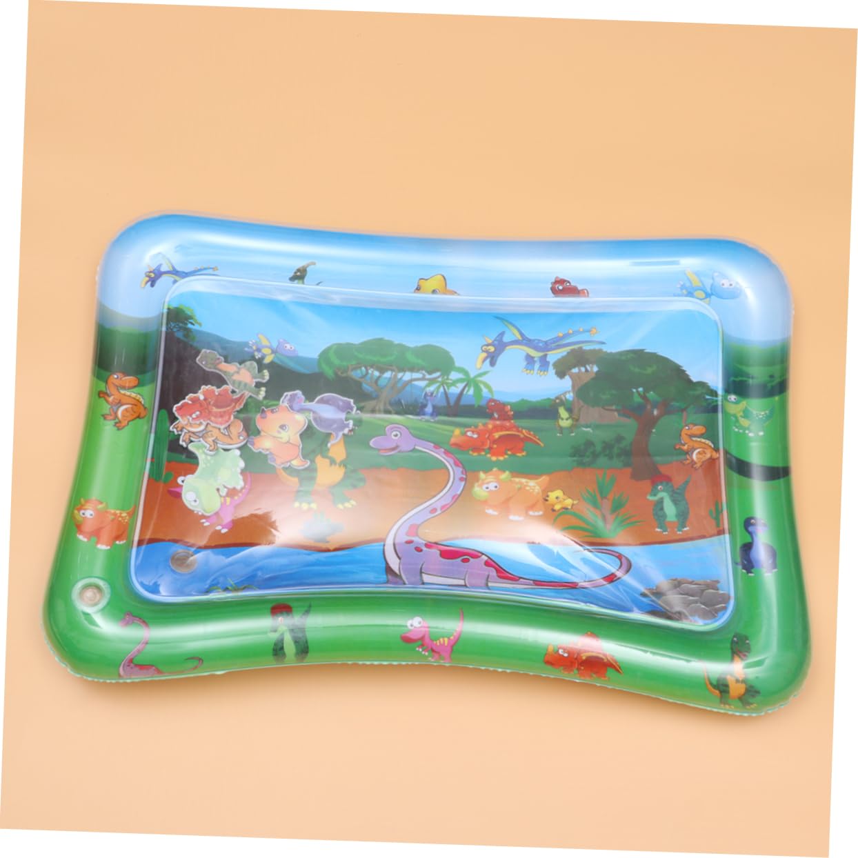 **HEMOTON 3-Pack Inflatable Water Play Mat for Kids - Sprinkler Mat, Tummy Time Mat, Pool & Backyard Fun - Perfect for Summer Outdoor Activities**