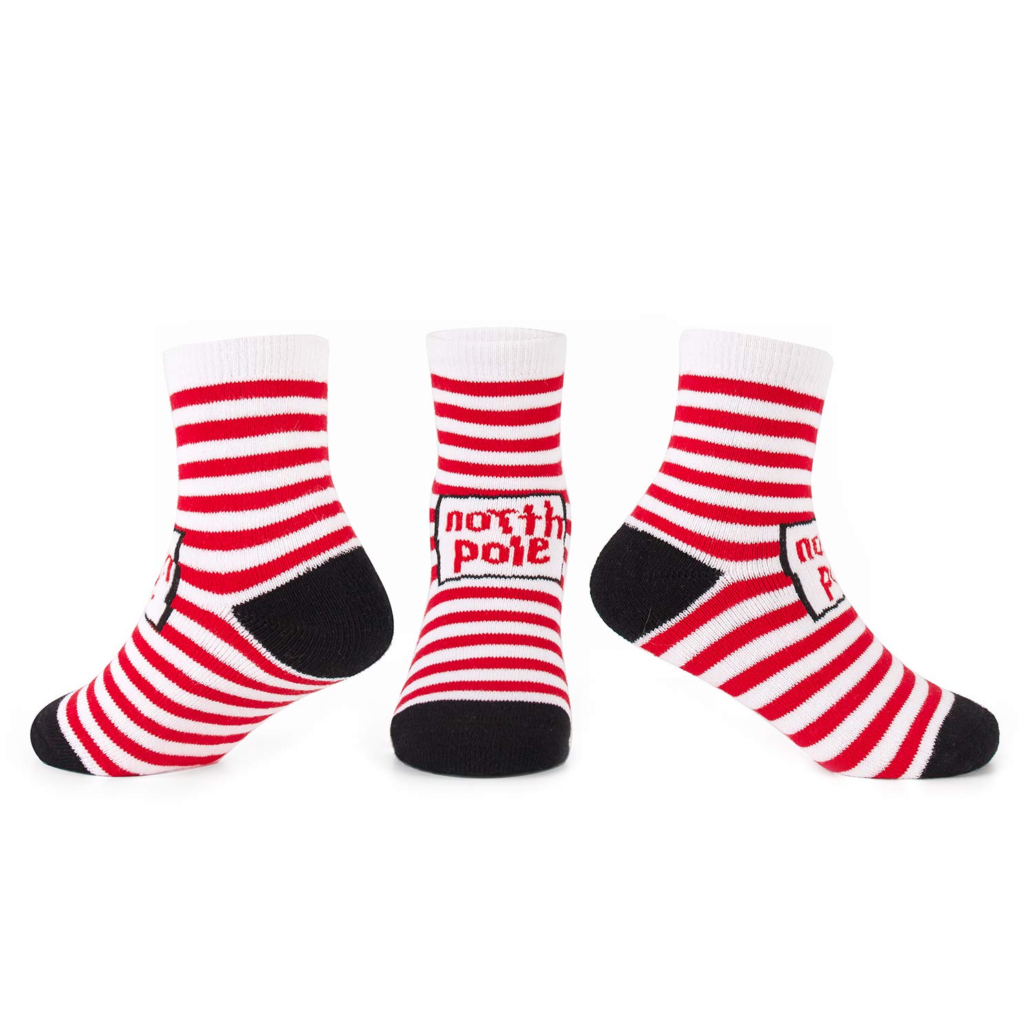 HowJoJo Boys & Girls Christmas Socks - Kids Warm Winter Thermal Cotton Crew Socks for Holiday Gifts, School & Family Gatherings