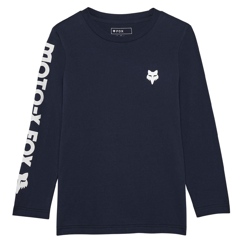 Youth Fox Moto X Long Sleeve T-Shirt for Boys - Comfortable Riding & Casual Wear - Perfect for Motocross, Dirt Biking & Everyday Outfits