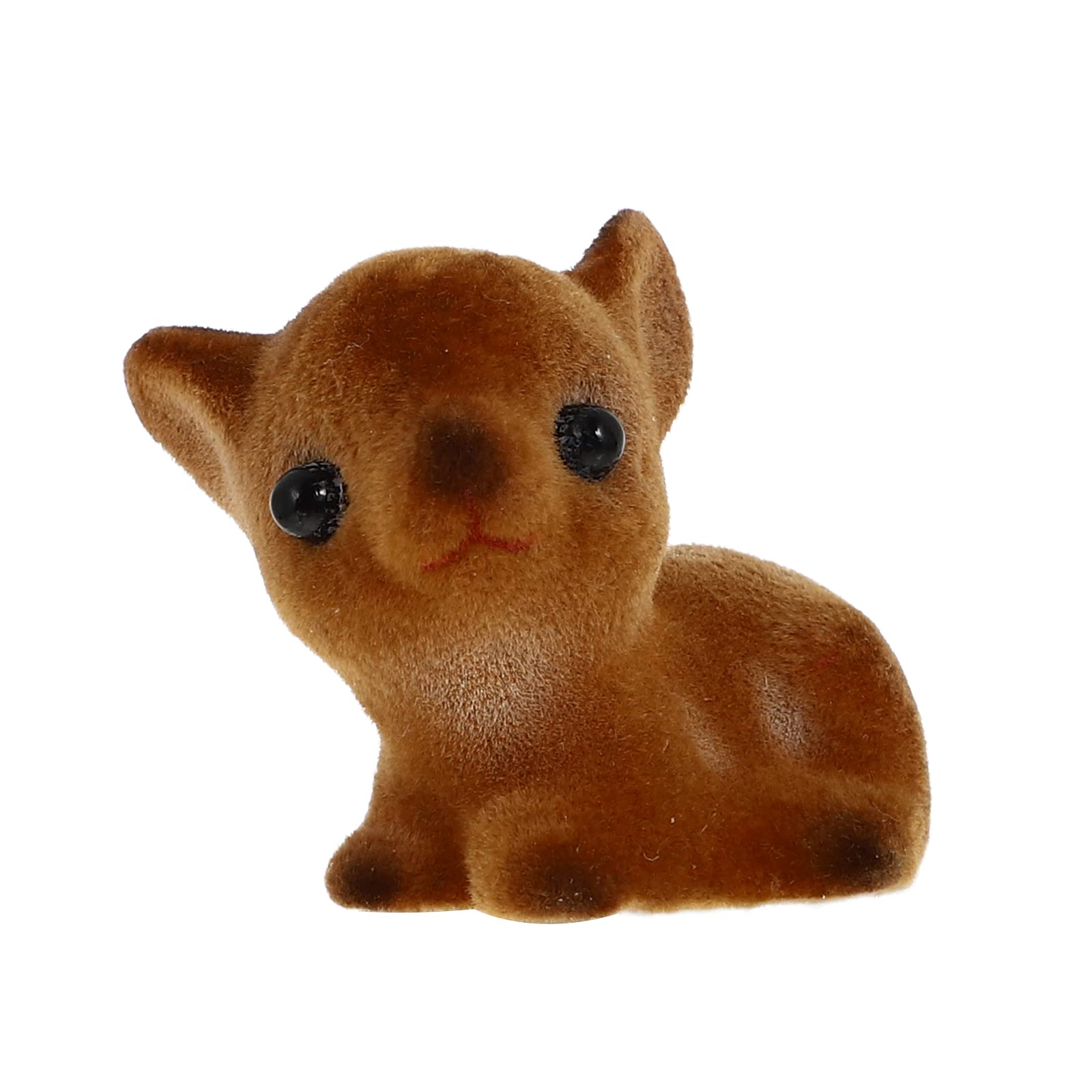 EXCEART Reindeer Model Cartoon Resin Fawn Shape Desktop Decoration - Cute Home & Office Decor for Christmas, Winter, and Holiday Season
