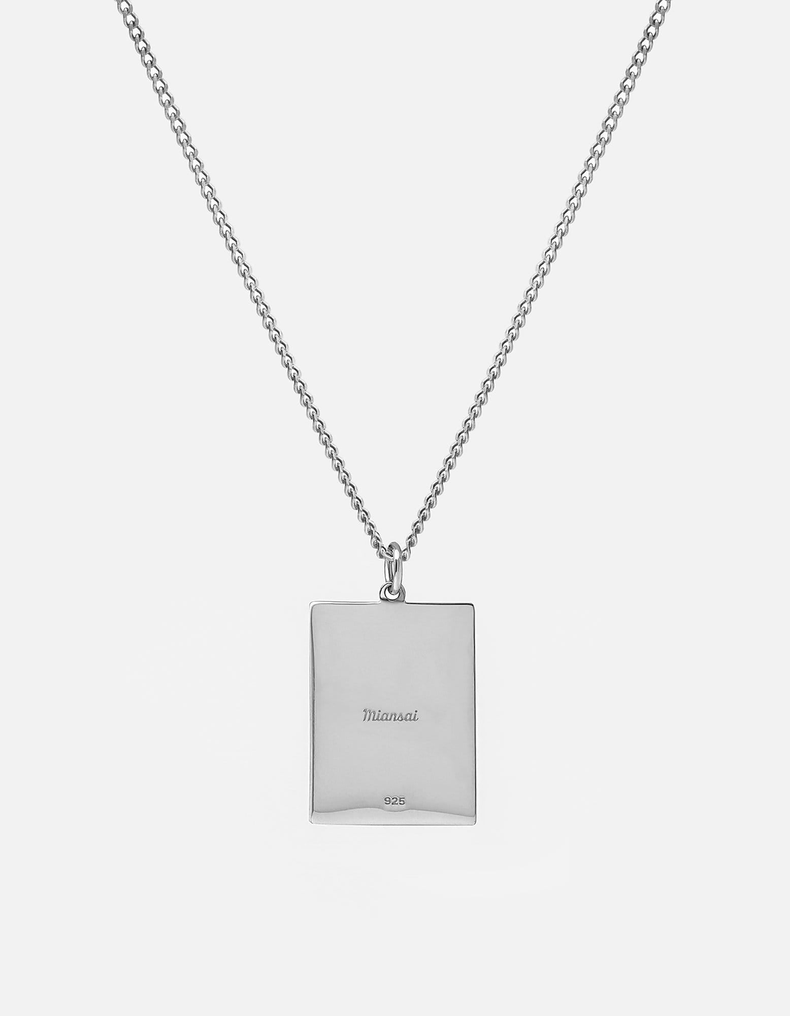 Elegant Poppy Flower Frame Necklace in Sterling Silver - Perfect for Women's Jewelry Gifts & Everyday Wear