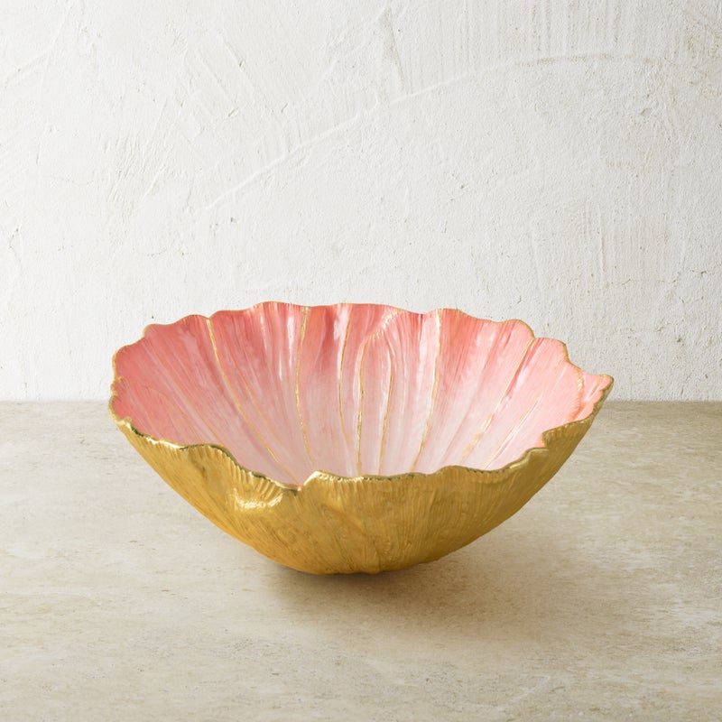 Poppy Bowl - Elegant Ceramic Serving Bowl for Salads, Pasta & Snacks - Perfect for Dining, Entertaining & Home Decor
