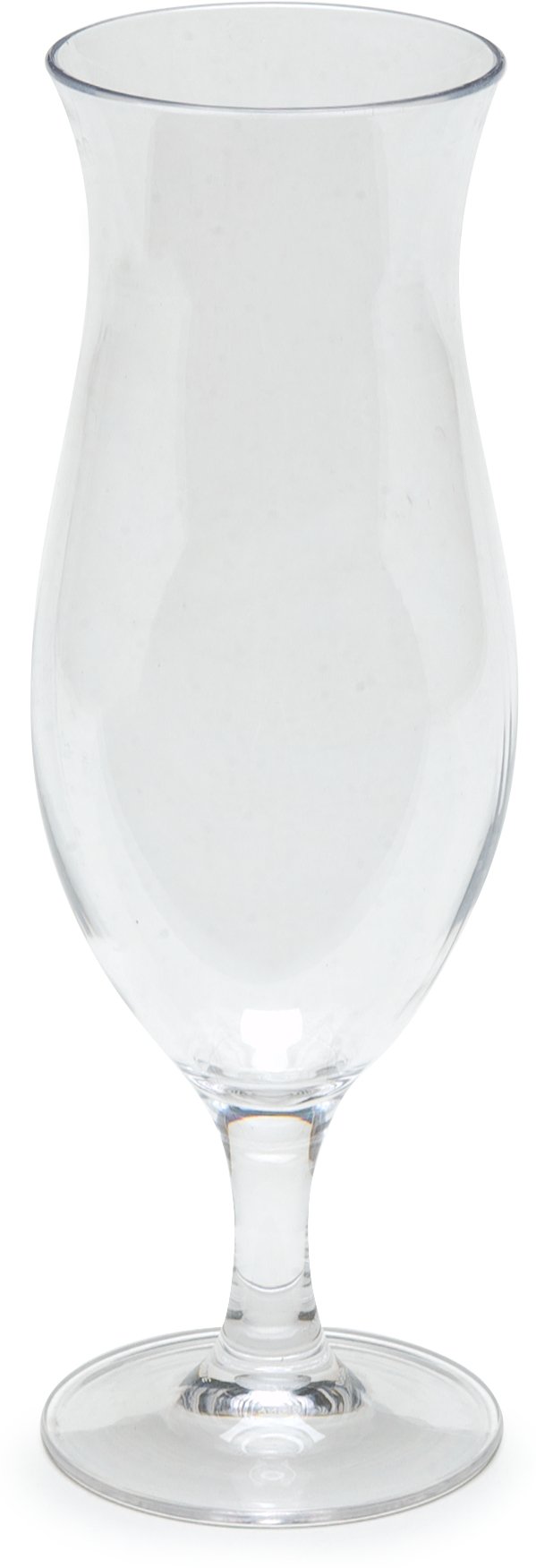 Carlisle Alibi 16 oz Clear Plastic Hurricane Glasses - Bulk Pack of 24 for Restaurants, Bars, Catering & Home Use - Durable Drinkware for Cocktails, Smoothies & Iced Beverages