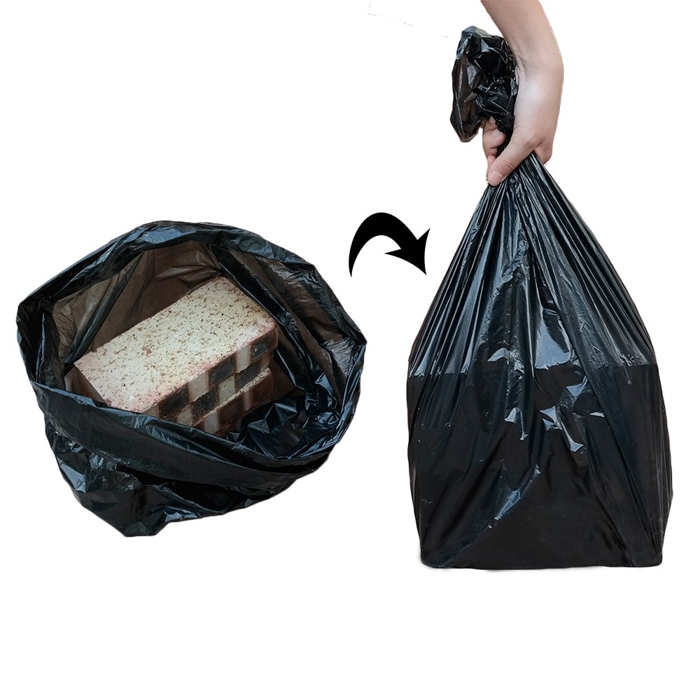 2.5 Gallon Trash Can Liners - Heavy Duty Black Trash Bags (170 Count) - Perfect for Small Bathroom, Office, or Bedroom Waste Bins