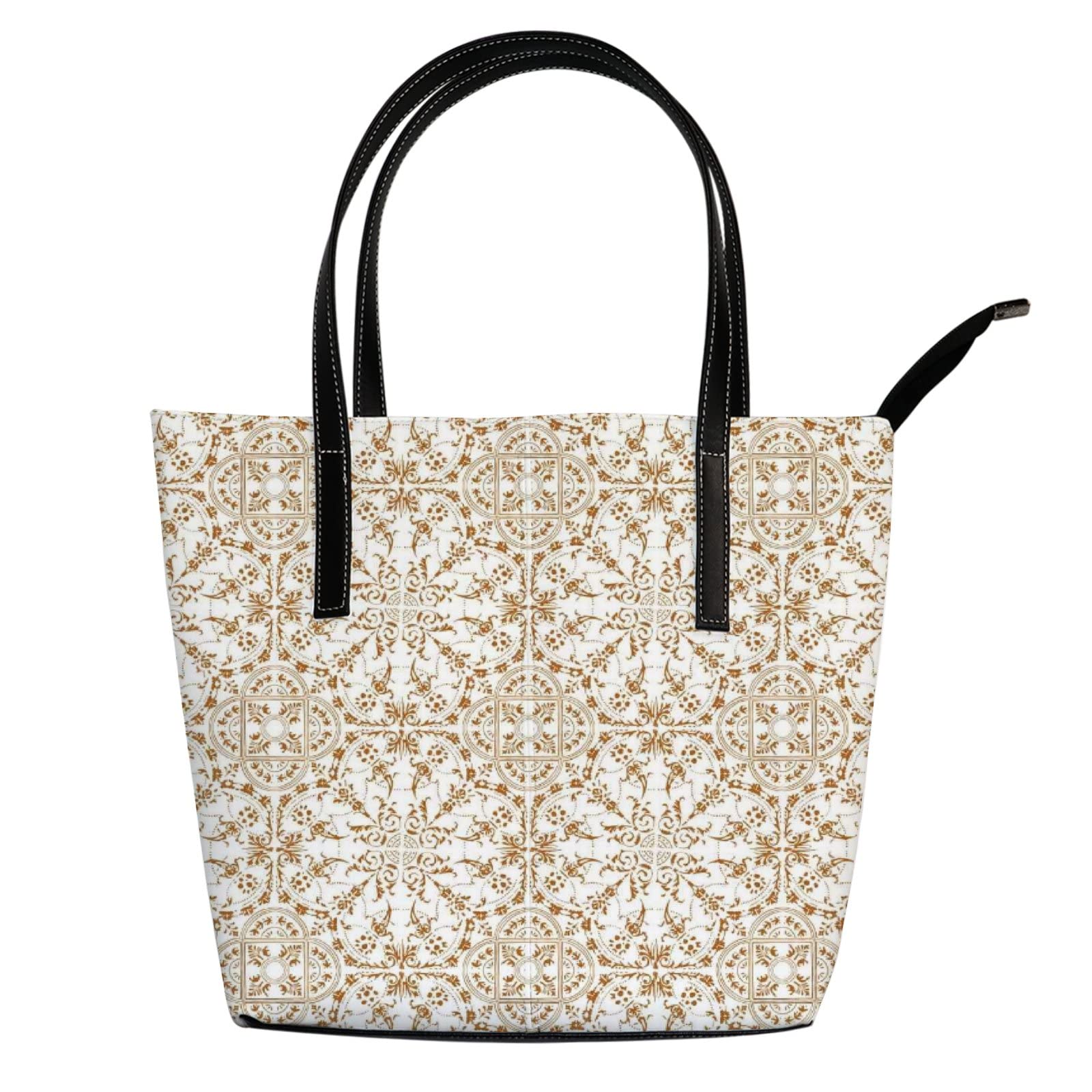 Stylish Genuine Leather Tote Bag for Women - Fashionable Crossbody Handbag with Adjustable Strap - Perfect for Work, Travel & Everyday Use