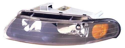 Go-Parts Right Passenger Headlight Assembly for 1995-1996 Chrysler Sebring Coupe - MR162894 Replacement Housing with Lens & Cover - Perfect for Night Driving and Vehicle Restoration Projects