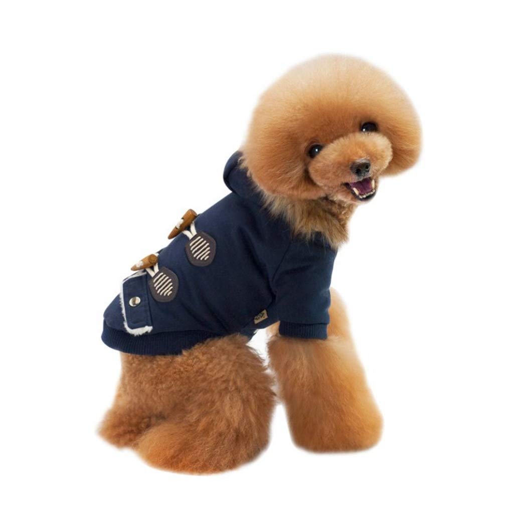 Warm Winter Dog Jacket with Hood - Cozy Padded Puppy Coat & Jumpsuit for Small to Large Dogs | Perfect for Cold Weather Walks and Outdoor Adventures