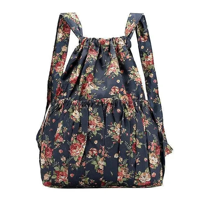 Vintage Printed Ethnic Backpack - Stylish Boho Travel Bag for Women & Men - Perfect for Hiking, Festival, College & Daily Use