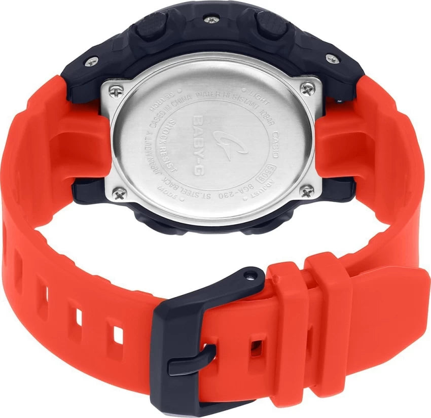 Casio BGA230 Digital Sport Watch for Men - Waterproof, Shock Resistant, Stopwatch & Alarm - Perfect for Running, Gym & Outdoor Activities