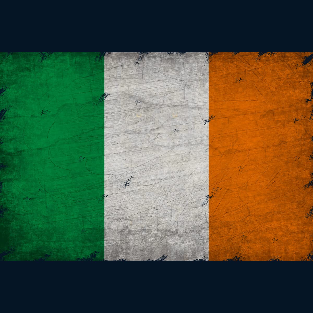 Design By Humans Unisex Ireland Flag Pullover Hoodie - Soft & Comfortable Fleece Sweatshirt for Men & Women - Perfect for St. Patrick's Day, Irish Pride & Casual Wear