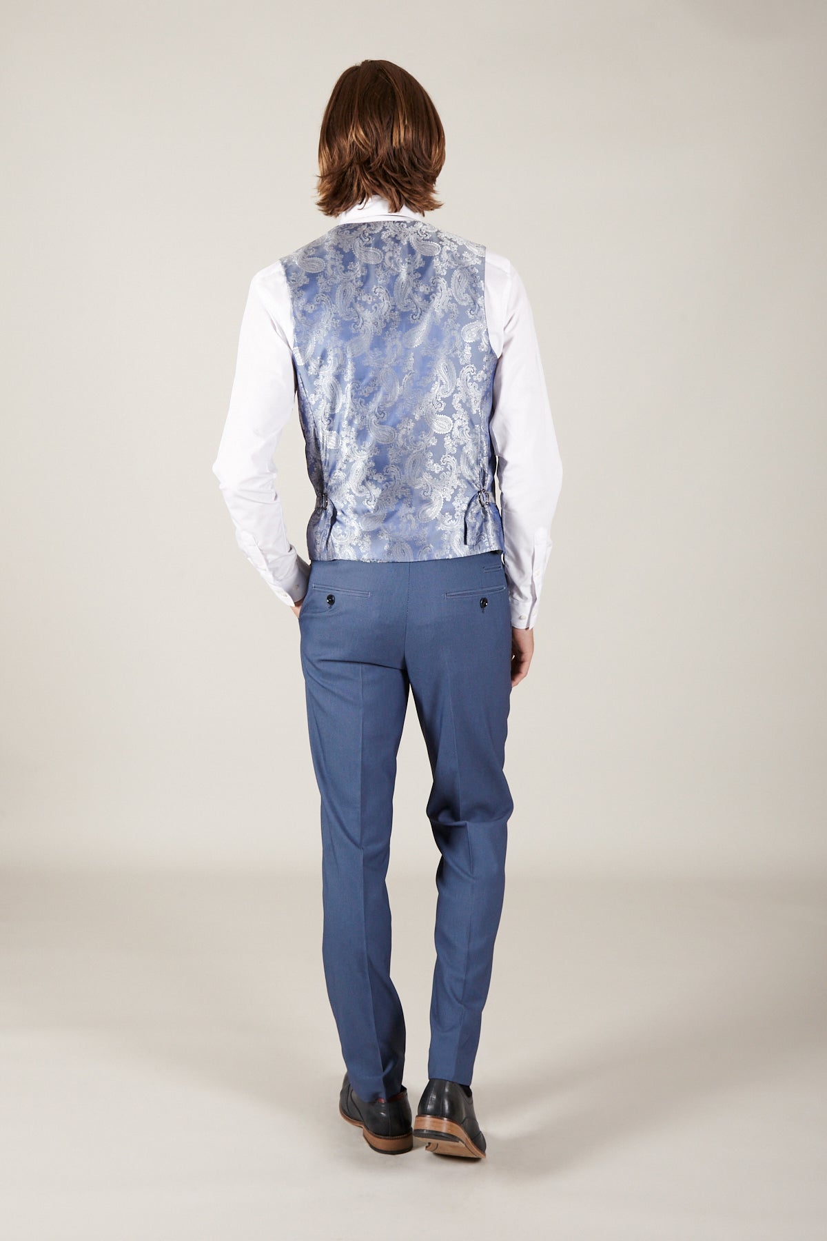 DANNY Men's Slim Fit Single Breasted Waistcoat Vest - Formal & Casual Wear for Weddings, Office & Special Occasions