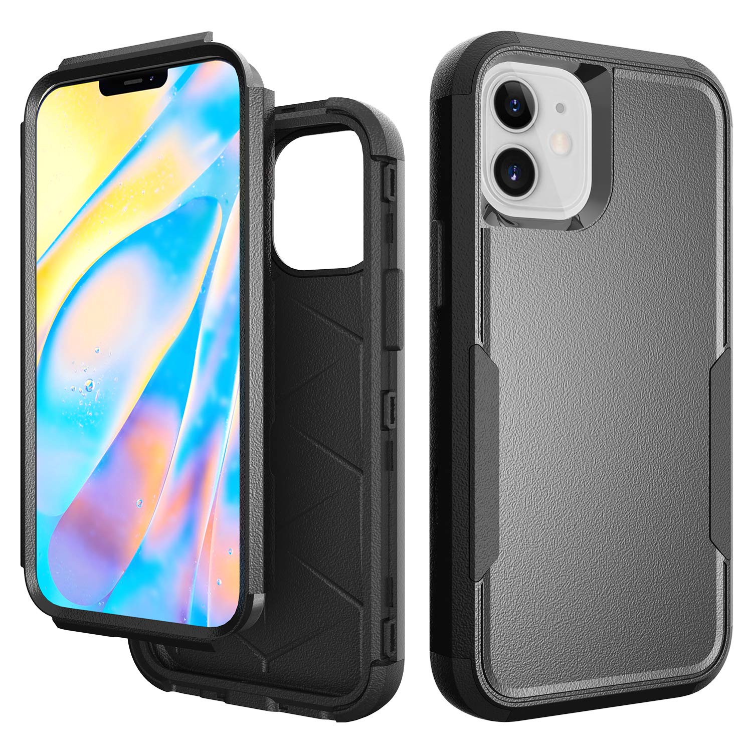 Shockproof Heavy Duty Protective Phone Case for Apple iPhone 11 - Durable Cover with Military-Grade Drop Protection | Perfect for Outdoor Adventures, Work & Daily Use