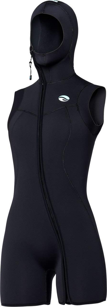 7mm Women's Step-in Hooded Scuba Diving Wetsuit - Bare Sport Thermal Vest for Cold Water Diving, Snorkeling & Water Sports