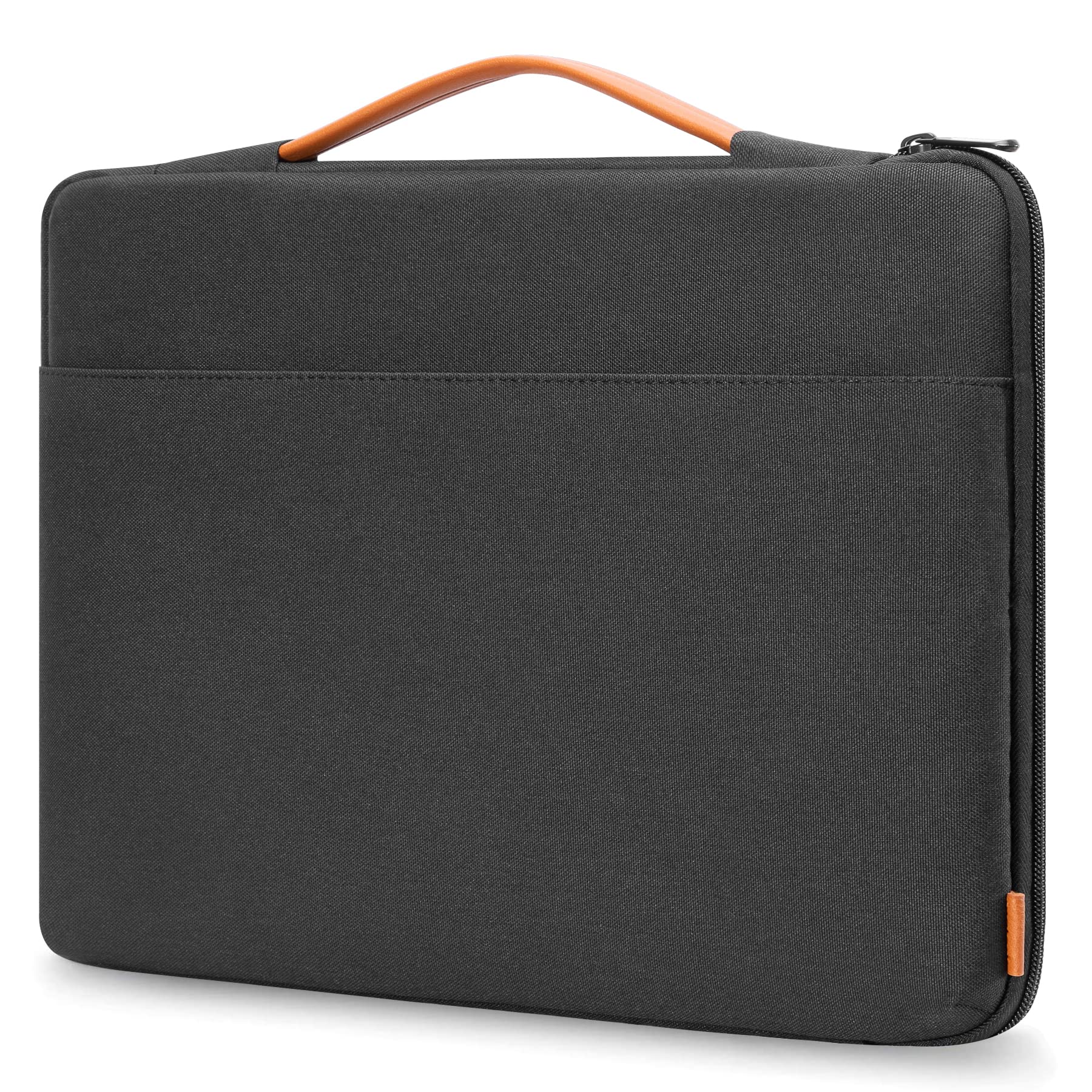 Inateck Shockproof Water Resistant Laptop Sleeve Case for 15-15.6 Inch Laptops, Notebooks & Ultrabooks - Durable Protective Briefcase Bag (Black) | Perfect for Travel, Office & School Use