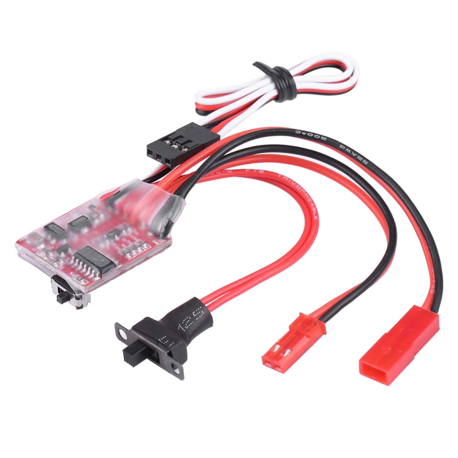 1/10 Scale RC Car Winch ESC & Switch Controller - Heavy Duty Remote Control Vehicle Accessory for Off-Road Crawlers & Rock Racing (Ideal for Trail Recovery & Winching Operations)