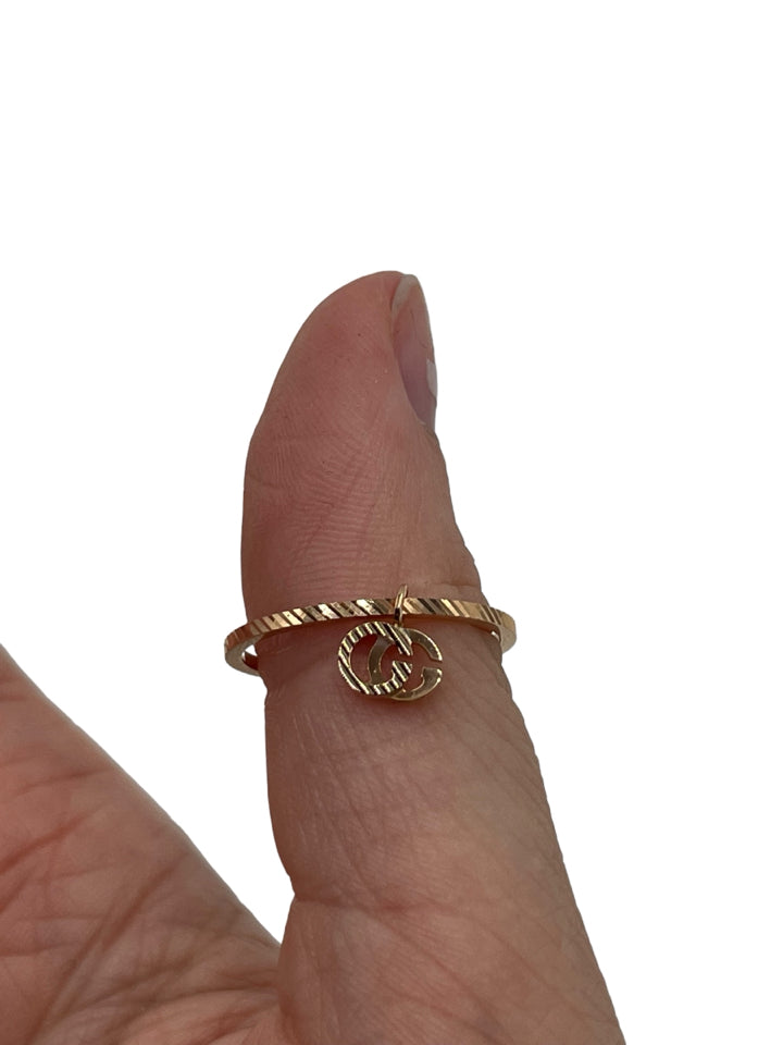 Gucci GG Running Pink Gold Ring Size 8.25 - Luxury Fashion Jewelry for Women, Perfect for Parties, Weddings & Everyday Wear