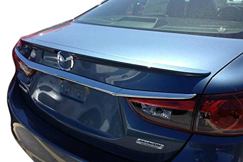 2014-2021 Mazda 6 Sedan Factory Style Lip Spoiler - Primer Finish, Ready for Paint (Part #537) | Enhance Your Car's Aerodynamics & Sporty Look for Street Racing or Custom Builds