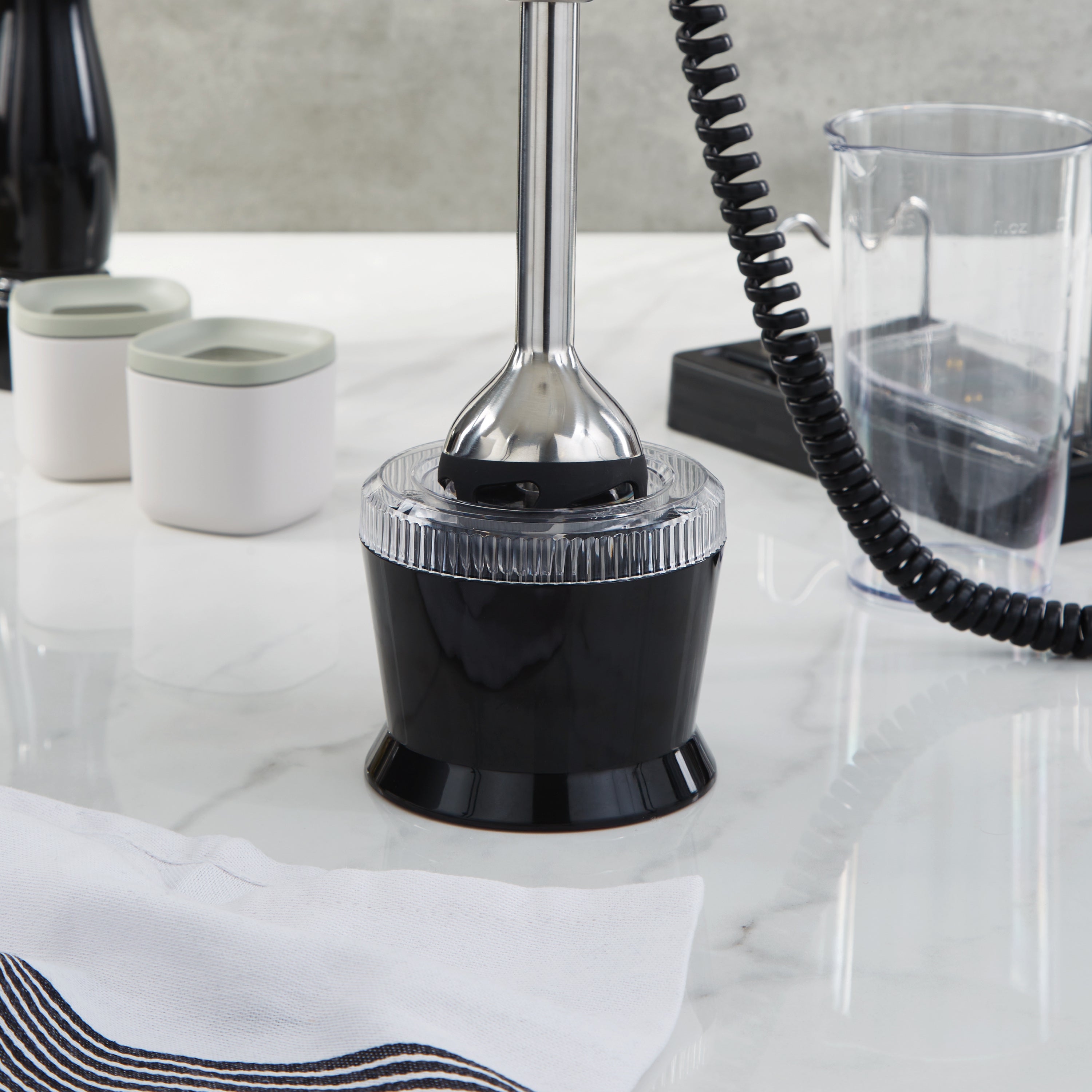 BergHOFF Grinder Attachment for X5 Pro Handheld Blender - Perfect for Spices, Coffee Beans & Nuts - Ideal for Kitchen, Camping & Travel Use