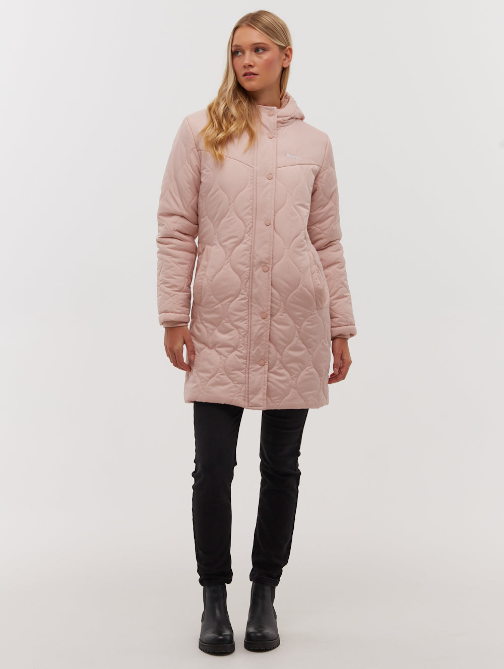 Dakoah Honeycomb Quilted Midi Jacket for Women - Lightweight Warm Winter Coat with Stylish Design - Perfect for Outdoor Activities, Travel & Casual Wear