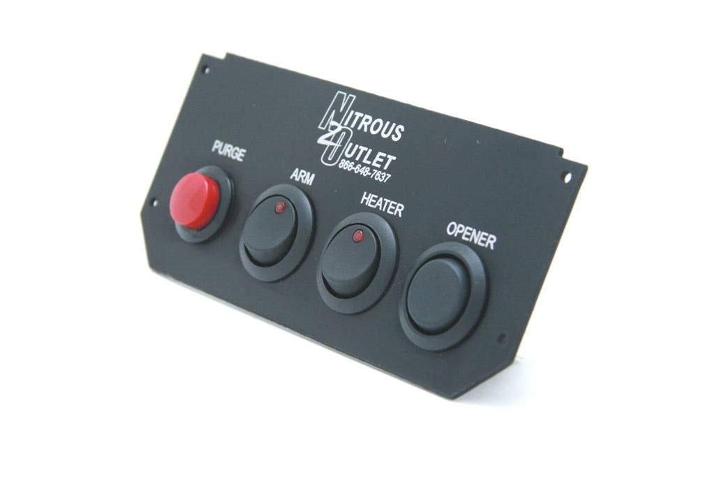 Nitrous Outlet Switch Panel for 1979-1986 Ford Mustang - Custom Ashtray Replacement with Toggle Switches - Perfect for Racing & Car Modifications