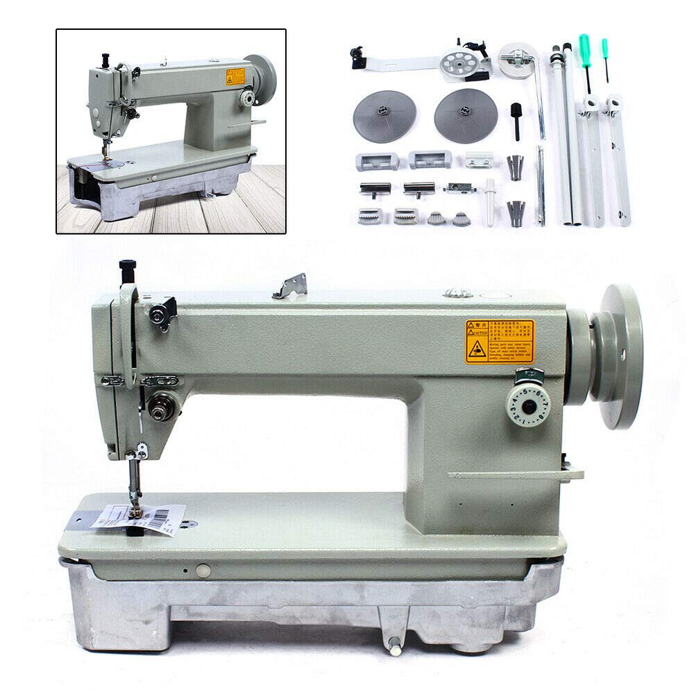 Heavy Duty Industrial Leather Sewing Machine - Portable Lockstitch Stitcher for Clothing, Fabrics, Jeans, Tents & Leather Goods | Perfect for DIY Projects, Tailoring & Upholstery