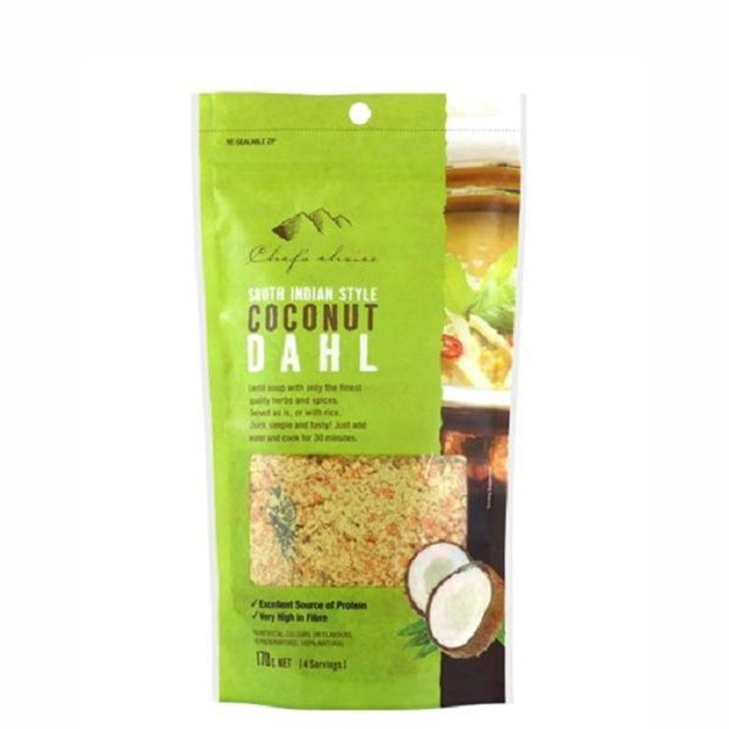 Chef's Choice Premium Coconut Dahl - Authentic Indian Lentil Curry Mix for Easy Cooking | Perfect for Vegan, Gluten-Free Diets & Quick Meals | Great for Meal Prep, Dinner Parties & Healthy Eating