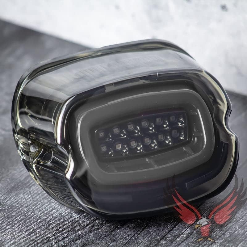 **Eagle Lights HALOZ Layback LED Tail Light with Turn Signals for Harley Davidson Motorcycles – High-Visibility Brake Light for Night Riding & Safety**    *(Use Case: Enhances visibility and safety for Harley Davidson riders during night rides, group rides, or urban commuting.)*