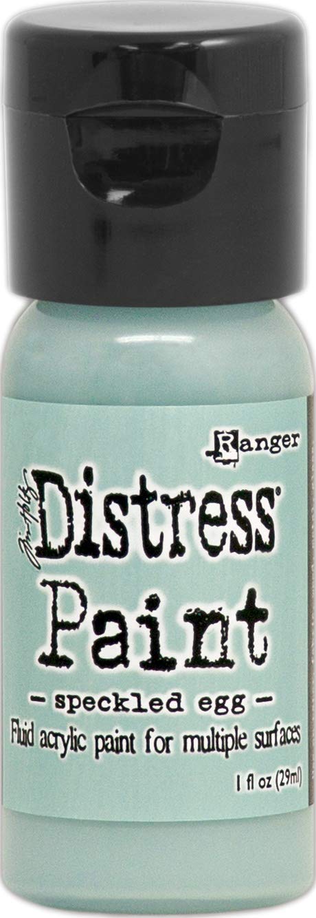 Ranger Tim Holtz SPECKL Egg Distress Paint - 1 Fl Oz (Pack of 1) - Perfect for Scrapbooking, DIY Crafts & Mixed Media Art Projects