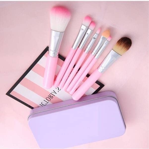 Fozzby Sensational Beauty Edition Nude Eyeshadow Palette & Black Brown Gel Eyeliner Set with 7 Makeup Brushes | Perfect for Everyday Makeup & Professional Looks