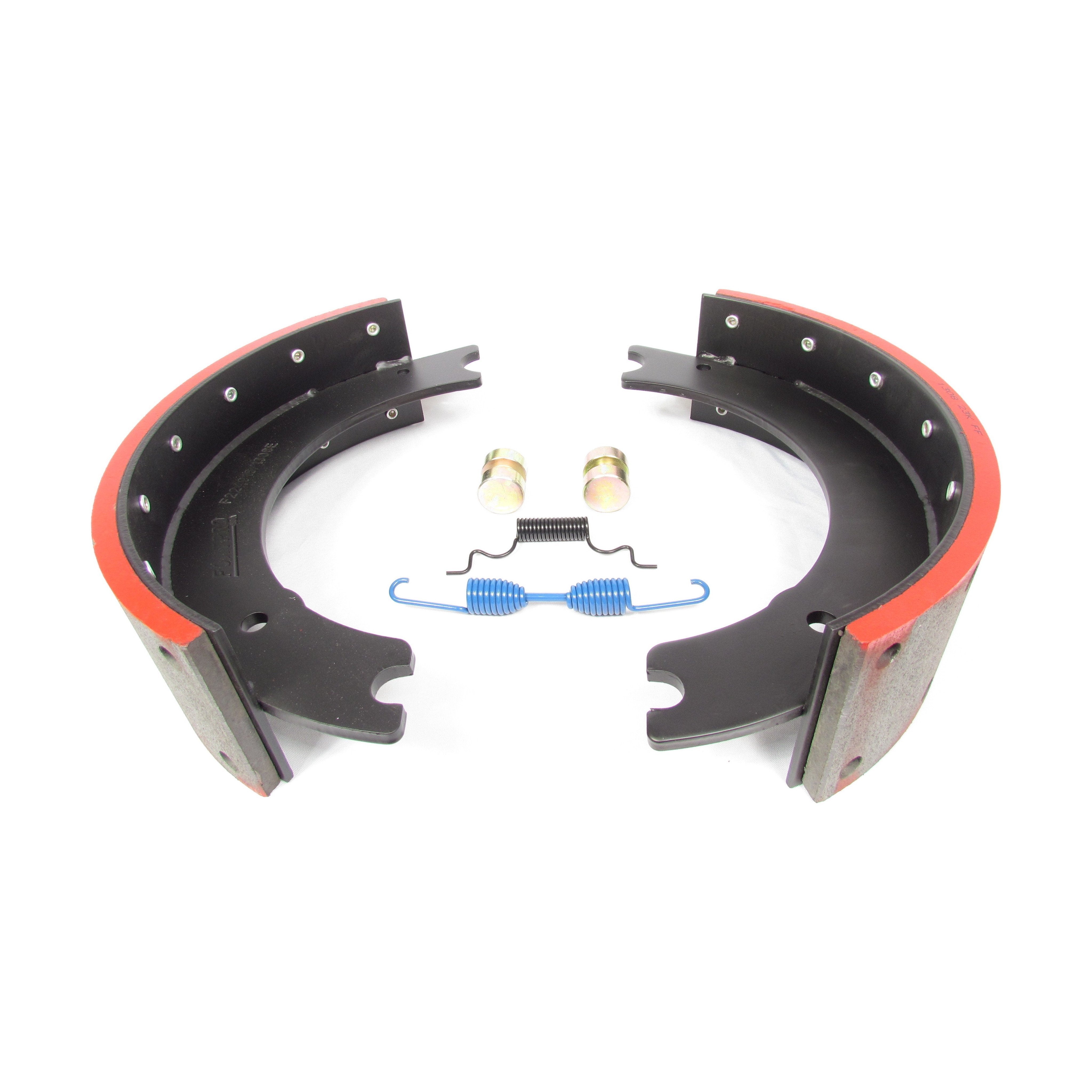 Fortpro 1308E Front Brake Shoe Box Kit - 15” x 4” Brake Size, GAWR 23K, F224916 - Perfect for Heavy-Duty Trucks & Commercial Vehicles