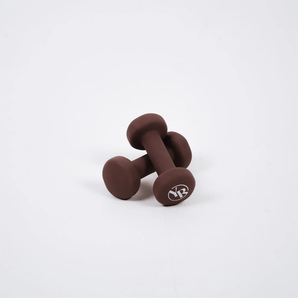 Pilates Dumbbell Hand Weights Set of 2 - Lightweight Fitness Equipment for Home Workouts, Strength Training & Toning - Perfect for Pilates, Yoga & Aerobic Exercises