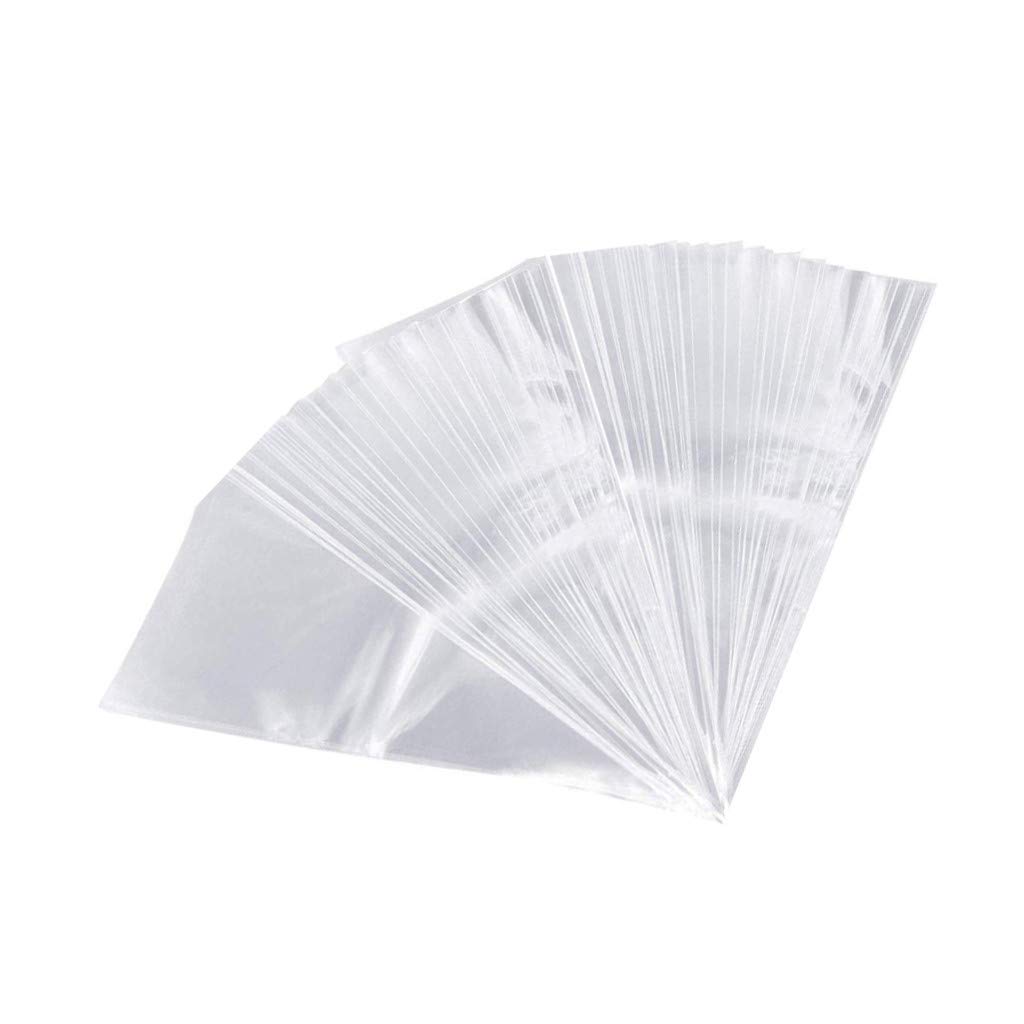 Clear Plastic Storage Bags with Assorted Ties - 50/100/200 PCS Organizer Bags for Closet, Drawer & Travel Organization - Perfect for Clothes, Accessories & Small Items Storage (One Size)