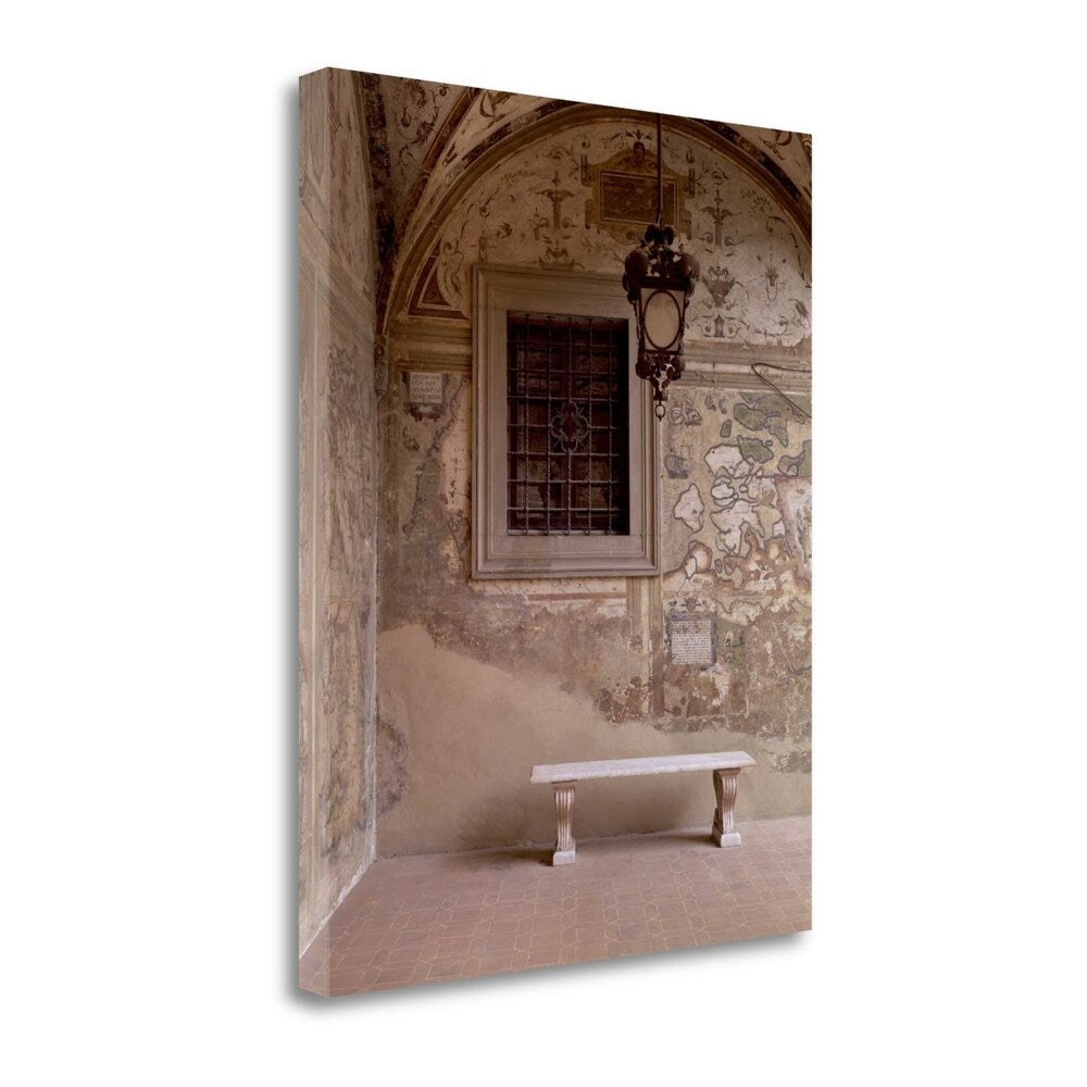 Alan Blaustein 22 Garden Bench Giclee Print on Gallery Wrap Canvas - Perfect for Home Decor, Living Room, Office & Wall Art