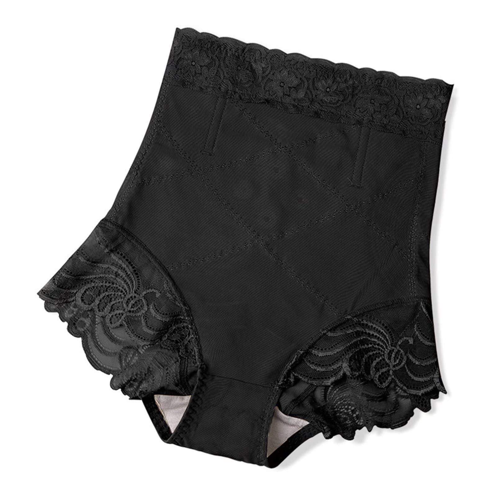 High-Waist Seamless Body Shaper Tummy Control Girdle Lace Panty - Women's Shapewear for Slimming & Smoothing - Perfect for Dresses, Workouts & Everyday Wear
