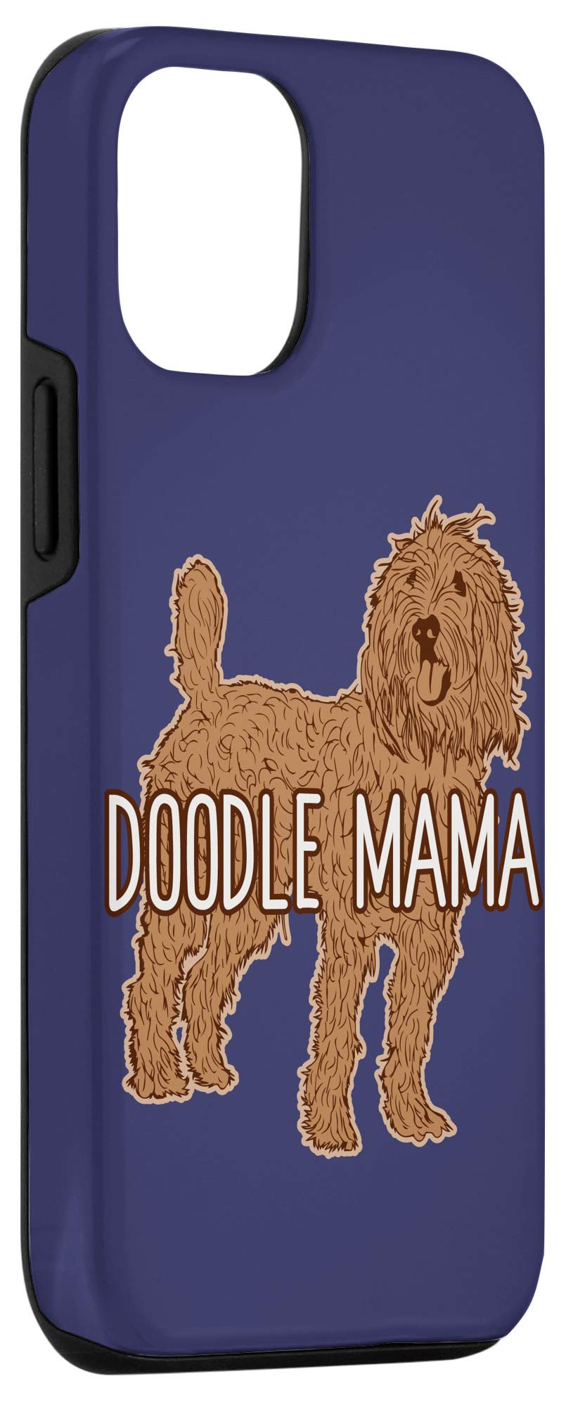 iPhone 12/12 Pro Doodle Mom Phone Case - Cute Goldendoodle Mama Cover for Women - Perfect Gift for Dog Lovers & Pet Parents - Use for Everyday Protection & Style